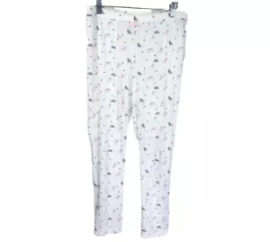 Pantalones de pijama grandes para mujer For Love & Lemons estampado floral de lazo Pointelle - Imagen 1 de 3
