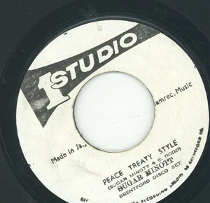 " PEACE TREATY STYLE." sugar minott. STUDIO ONE 7in 1978. - Picture 1 of 2