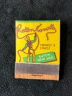 Vintage Raton Courts Matchbook, Cowboy Pine New Mexico Unstruck