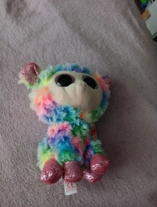 Ty Beanie Boos Daffodil The Rainbow Lamb - Picture 1 of 13