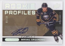 2013-14 Upper Deck Overtime Profiles /10 Mikhail Grigorenko #RP6 Rookie Auto RC
