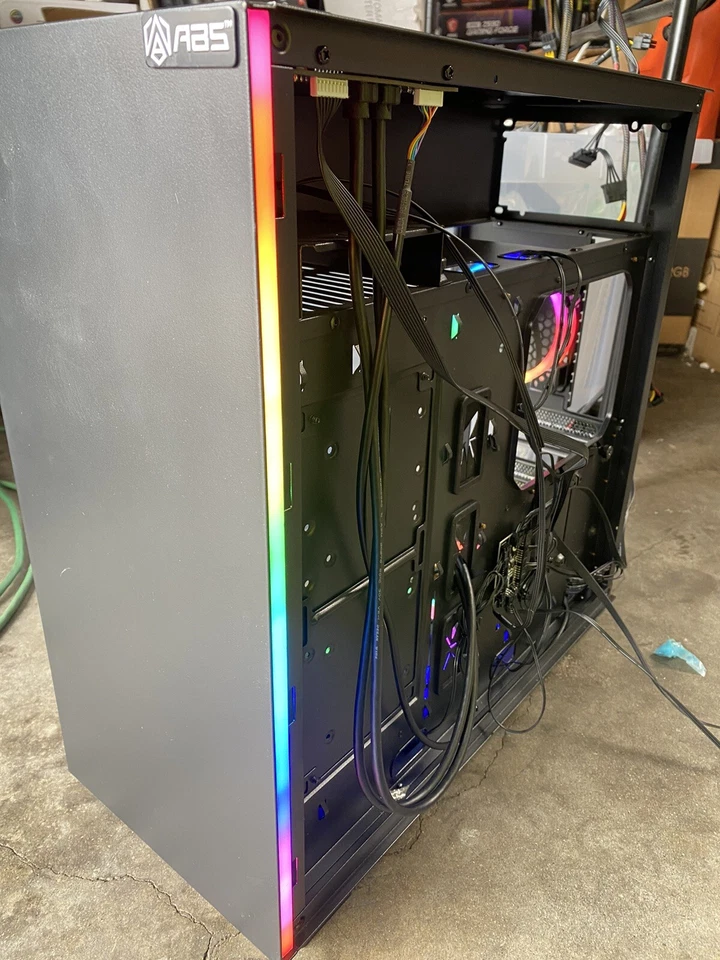 Read Description Rosewill ATX Mid Tower RGB Gaming Computer Case Prism S500 - Image 1 of 4