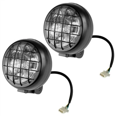 Headlight Set Complete Left and Right For Yamaha Warrior 350 YFM350 1996-1999 - Image 1 of 4