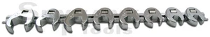 8PC 3/8 DRIVE FLARE NUT CROWFOOT WRENCH SET with Holder- Metric - Picture 1 of 1