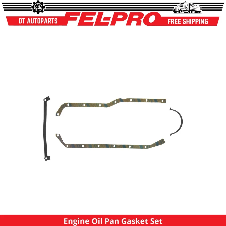 For 1985-1988 Chevrolet S10 Blazer 2.5L L4 Engine Oil Pan Gasket Set Fel-Pro - Image 1 of 1
