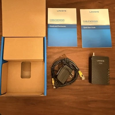 Linksys CM3008 Cable Modem - Image 1 of 4