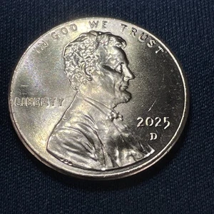 💥 2025 D Lincoln Shield Cent DDO DDR Error Uncirculated Double Ear - Picture 1 of 16