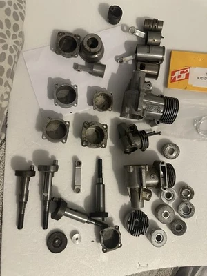 OS O.S Enya Tiger ASP SC & More Aero Model Engine Parts Huge Job Lot Collection - Image 1 of 4