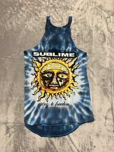 Camisa Top Batik Sublime Azul Sol Gráfico Mujer Talla Extra Pequeña 40 OZ To Freedom - Imagen 1 de 4