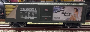 Menards~O Gauge~US Army "Diabolical Angel" Boxcar! Compatible W/Lionel & MTH!￼ - Picture 1 of 6