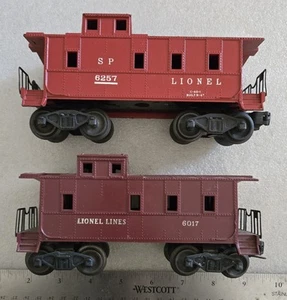 Vintage Lionel 6257 O Gauge SP Southern Pacific Red Caboose with Free 6017 - Picture 1 of 13