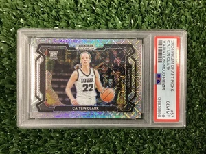 Caitlin Clark 2024 Prizm Draft Picks Mojo Image Variation /25 PSA 10 Hawkeyes - Picture 1 of 2