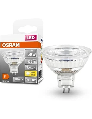 OSRAM MR16 - Bombillas reflectoras LED de bajo voltaje (casquillo retrofit, 50 W - Imagen 1 de 4