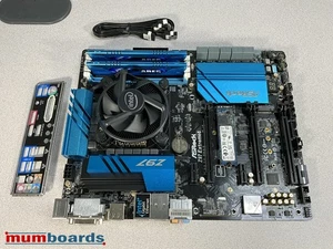 ASROCK Z97 EXTREME6 MOTHERBOARD LGA 1150 + i7-4790 + 16GB + 256GB NVMe + WIN 10 - Photo 1/16