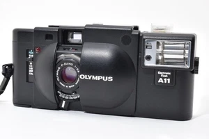 All Works! [MINT] Olympus XA 35mm Rangefinder Film Camera + A11 Flash From JAPAN - Picture 1 of 13