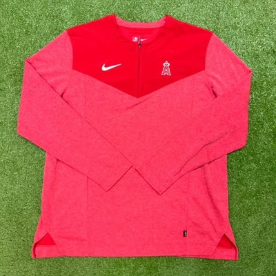Men's Nike Los Angeles Angels Authentic Collection UV 1/4 Zip Pullover XL NWOT - Image 1 of 4