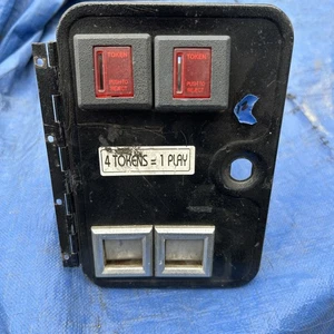 Old Vintage Metal Flap Sega Coin Door Arcade Video Game Parts If40-12 - Picture 1 of 7