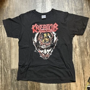 1991 Kreator Coma of Souls Metal Band Hombres Negro Extra Grande Camiseta - Imagen 1 de 6