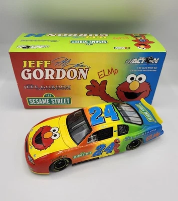 Fundación Jeff Gordon #24 Plaza Sésamo Elmo 2002 1/24 Nascar Diecast Foto 1 de 4