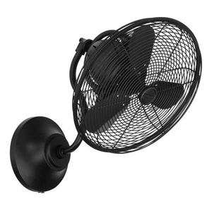 Craftmade BW1163-HW Bellows I 14" 3 Blade Wall Mounted - Black - Picture 1 of 5