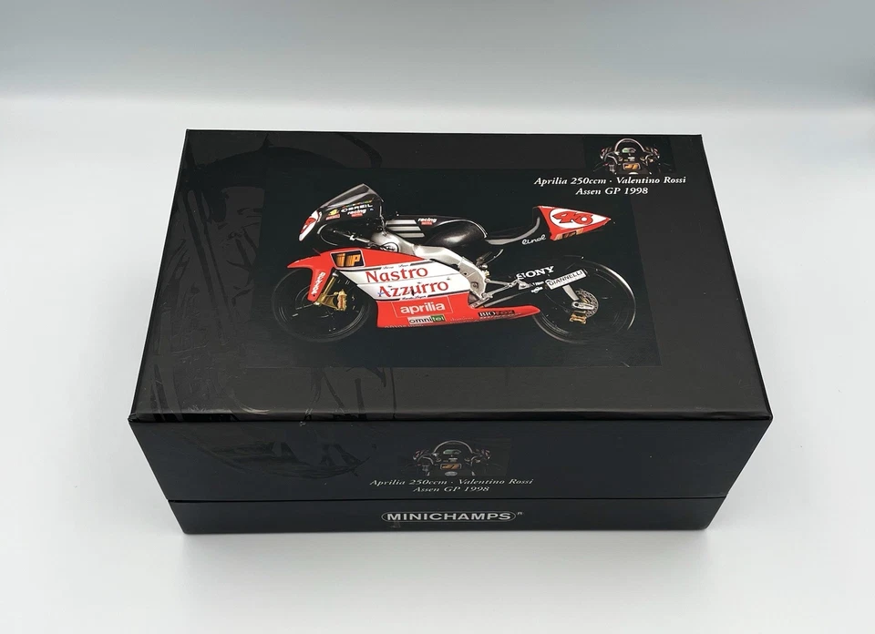 Minichamps 1/12 Valentino Rossi Aprilia 250ccm Assen GP 1998  122980046 - Image 1 of 4