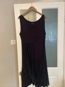 James Lakeland Navy Sleeveless Dress Made In Italy One Size. Very Striking - Picture 1 of 7