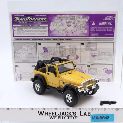 Swindle Jeep Wrangler Alternators 100% Complete 2004 Hasbro Transformers - Image 1 of 4