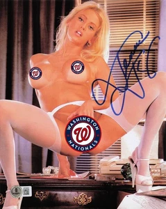 Hot Sexy Jenna Jameson Signed 8x10 Photo Authentic Autograph Beckett BAS - Picture 1 of 2