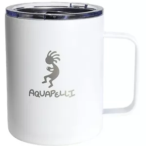 Vacuum Insulated Mug 12oz Handle | Hot/Cold Cup | Car Cup Holder | Travel Coffee - Picture 1 of 3