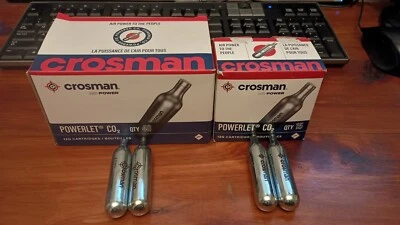 FORTY FIVE (45) Gun Gas Pellet Airsoft BB Pellet 12 Gram Crosman CO2 Cartridges - Image 1 of 4