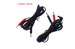 tens machine 2 pin Lead Wire/Cable 2 included with 2.35mm round input plug.uk - Picture 1 of 3
