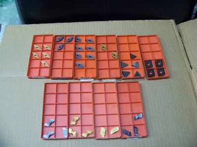 LOTE DE 38 INSERTOS SURTIDOS SANDVIK COROMANT TODOS NUEVOS Foto 1 de 4