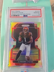 Panini Prizm 2021 - Rookie Variation Silver Prizm #V-337 Ja'Marr Chase (RC) - Imagen 1 de 2