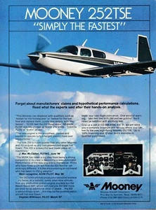1987 Mooney 252 TSE Aircraft Ad 2/2/2025tt - Bild 1 von 1