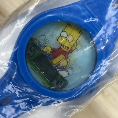Reloj Pulsera Bart Simpson 2002 Kellogg Skateboarding Retro De Colección EN PAQUETE ORIGINAL Foto 1 de 4