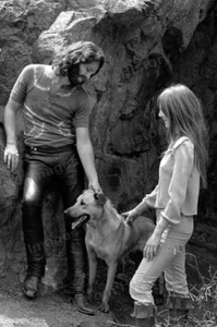 8x10 Print Jim Morrison Pamela Courson The Doors Hollywood Hills 1969 #JMPC - Picture 1 of 1
