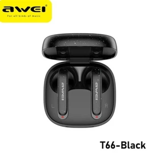 Awei T66 Earphone Bluetooth 5.3 Earbuds Stereo Sports Earphones Wireless - Picture 1 of 5