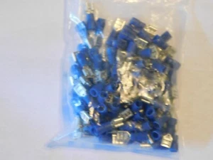 3/16" FEMALE QUICK SLIDES  100 pcs.  0.187" wide,  16/14 ga - Picture 1 of 1
