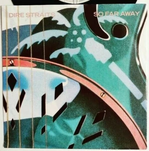 Dire Straits - So Far Away 45 PS EU 1985 EX/EX Mark Knopfler - Picture 1 of 3