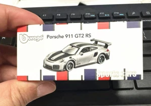 Porsche 911 GT2 RS 1:64 Diecast Model - Working Opening Doors - Grey - Picture 1 of 12