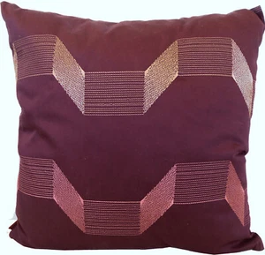 MISSONI HOME CUSHION COVER COTTON SATEEN DOUBLESIDE 16x16in 40x40cm  LETIZIA 492 - Picture 1 of 3
