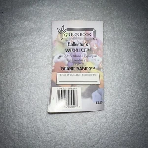 Greenbook Collectors Wishlist Ty Beanie Babies Pocket Book - Picture 1 of 1