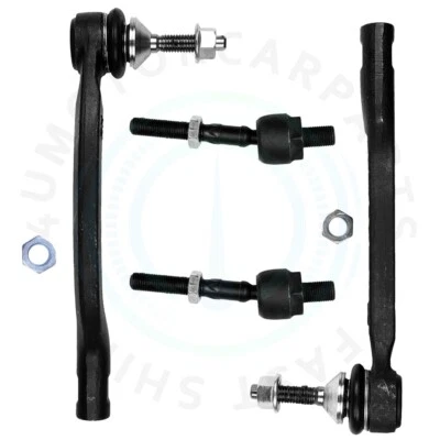 4x Front Inner & Outer Tie Rod End Link For VOLVO S60 V70 2001-2005 2006 2007 - Image 1 of 4