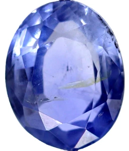 1.81 Ct Natural Blue Sapphire IGI Certified NO HEAT 7X6 mm Oval Cut Ceylon Gem - Picture 1 of 11