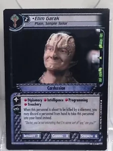 Star Trek CCG - Cardassian - Elim Garak - Plain, Simple Tailor - New - Promo OP2 - Picture 1 of 2