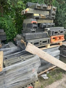 Security Fencing Rubber Feet - Picture 1 of 2