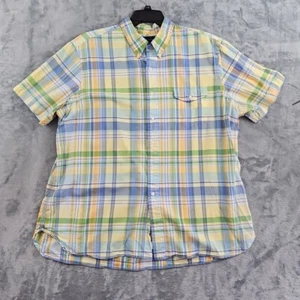 Ralph Lauren Hemd Herren XXL 2XL Strand Twill kariert Kurzarm Knopfleiste - Bild 1 von 10