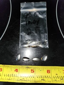 25 hojas giratorias Indy #0 para hacer señuelos de pesca - Imagen 1 de 5