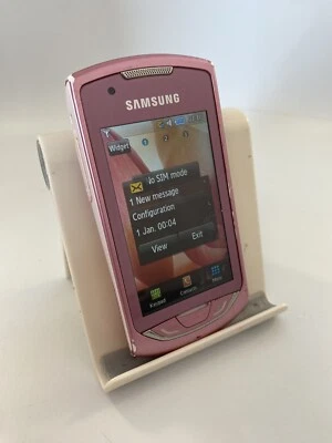 Samsung GT-S5620 Monte Pink Unlocked 200MB 3.0" 3MP Mini Android Smartphone - Image 1 of 4