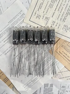 6 x IN-8-2 IN8-2 Nixie tubes Tested Lot of 6 pcs Clock NOS - Picture 1 of 3